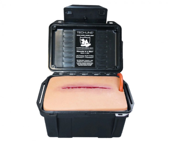 Trenażer tamowania krwotoku - rana cięta (Techline - Laceration in a Box®)